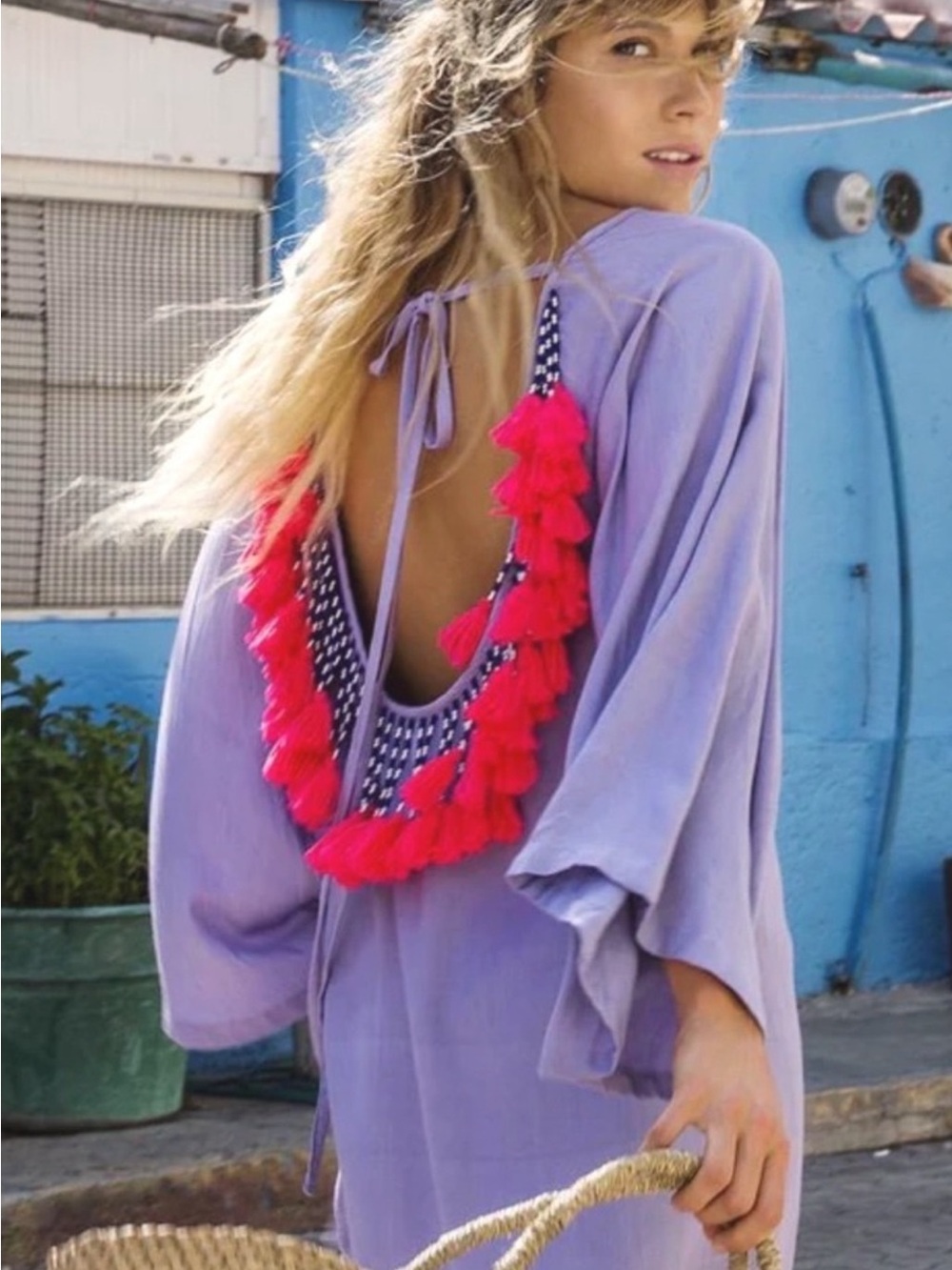 Philosophy Fringe Back Dress